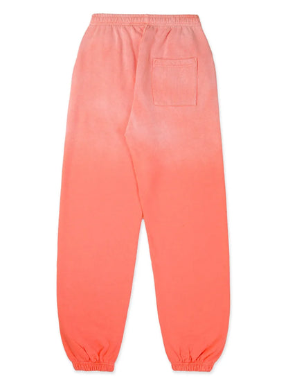 Faded Straight-Leg Track Pants