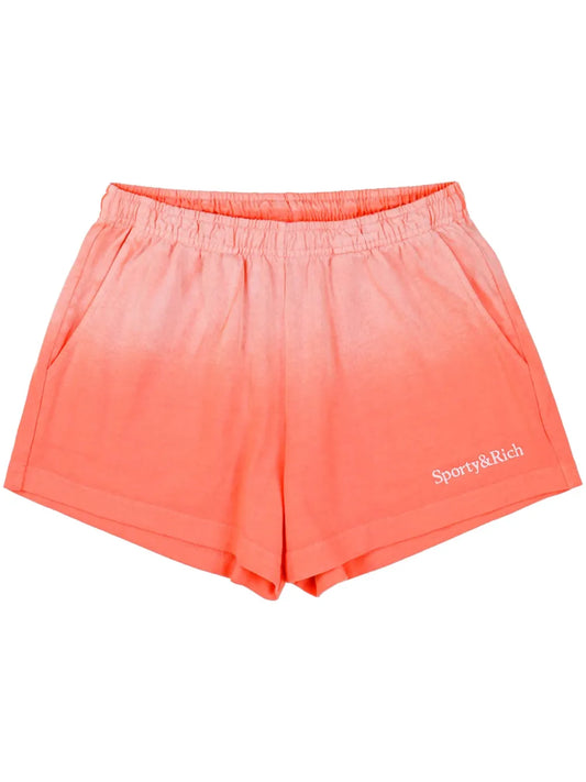 Serif Logo Disco Shorts - Dip Dye