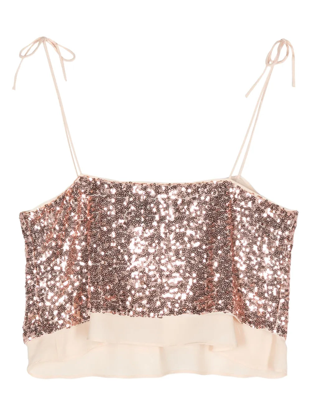 Jovana Sequinned Crop Top