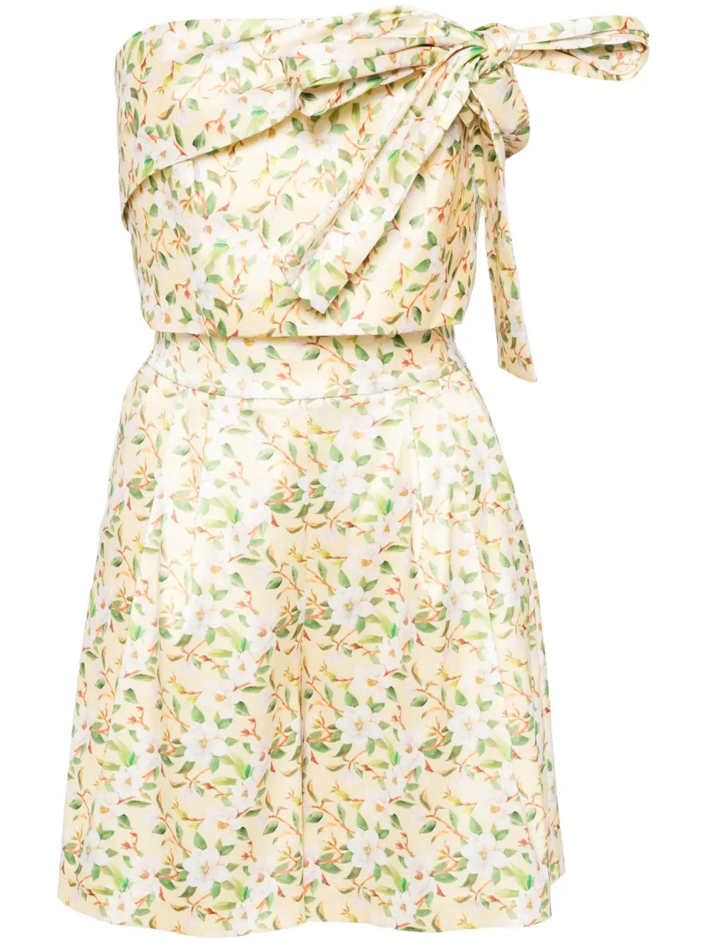 Mikado Tailored Top And Shorts Set