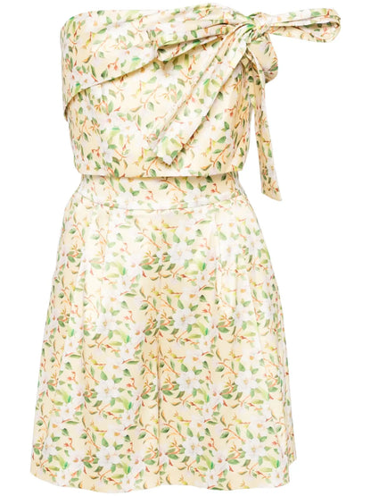 Mikado Tailored Top And Shorts Set