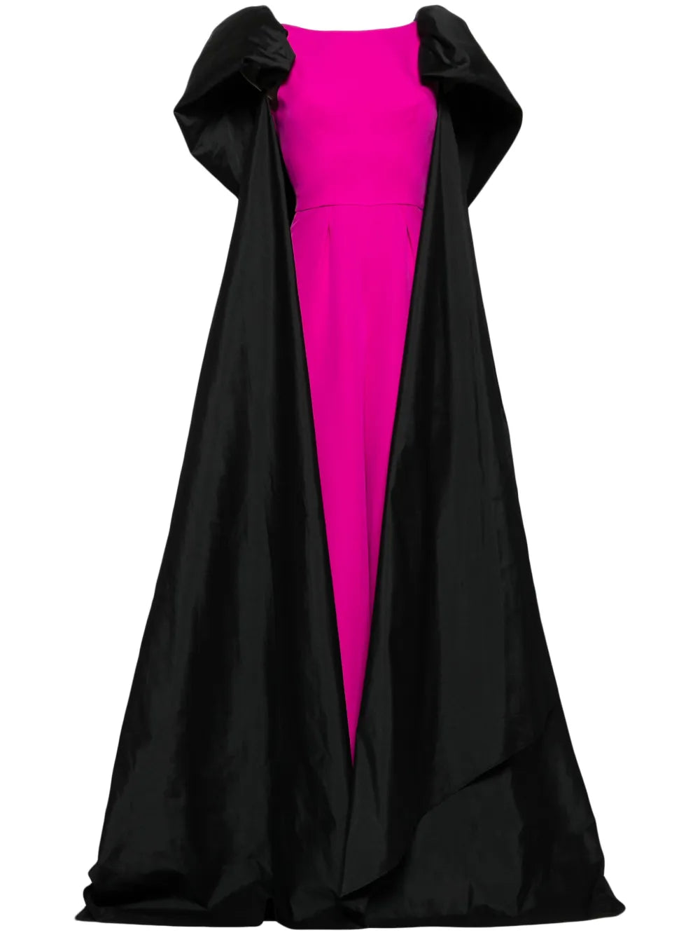 Cape-Detail Wide-Leg Jumpsuit