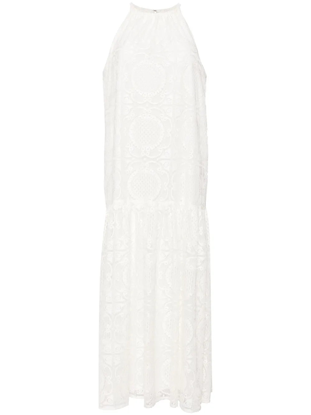 Halterneck Crochet Maxi Dress