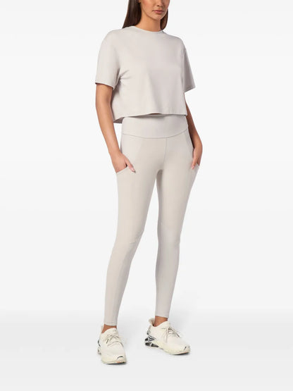 Cropped Crew-Neck T-Shirt