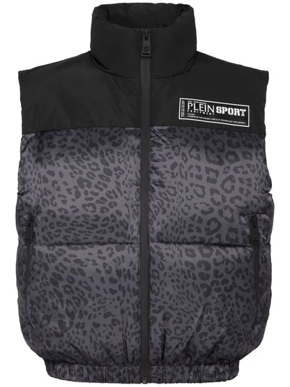 Leopard-Print Gilet