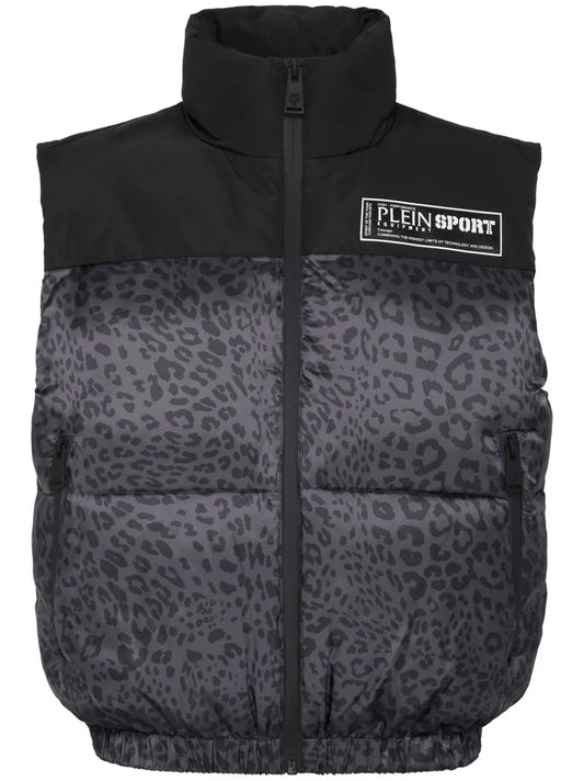Leopard-Print Gilet