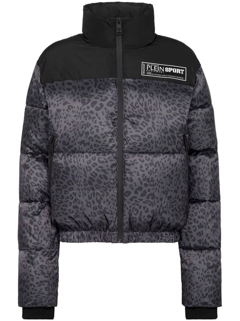 Leopard-Print Puffer Jacket