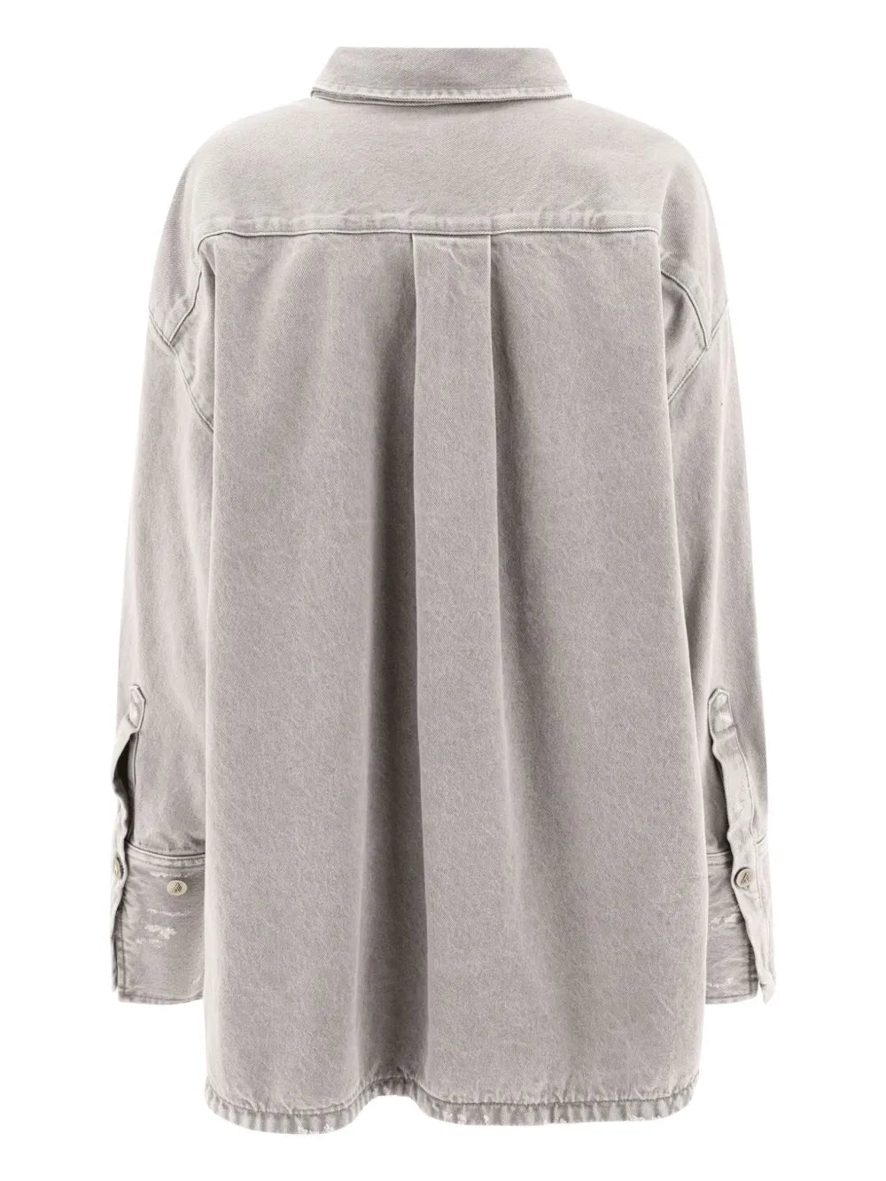 Cut-Out Detail Asymmetric Collar Shirt