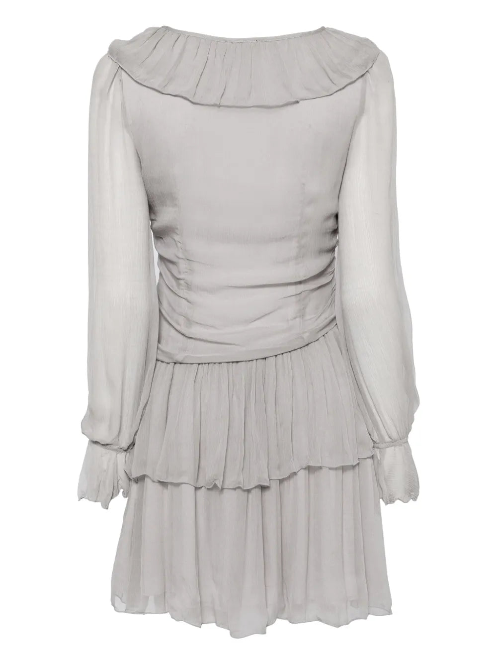Ruffle-Detailing Mini Dress