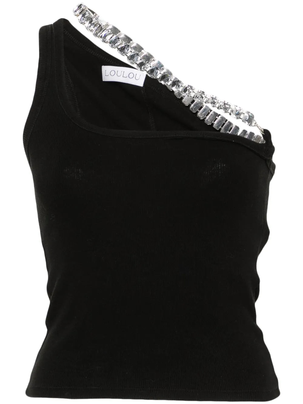 Crystal-Strap Tank Top