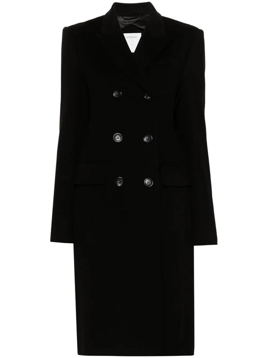 Double-Breasted Wool Coat