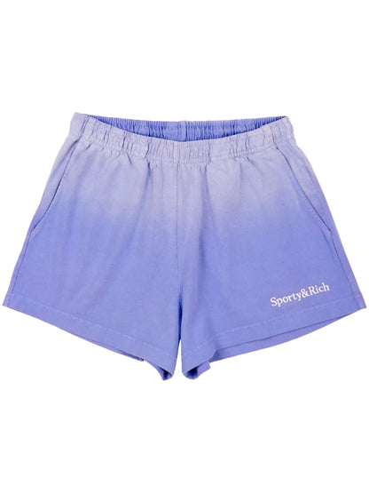 Serif Logo Disco Shorts - Dip Dye