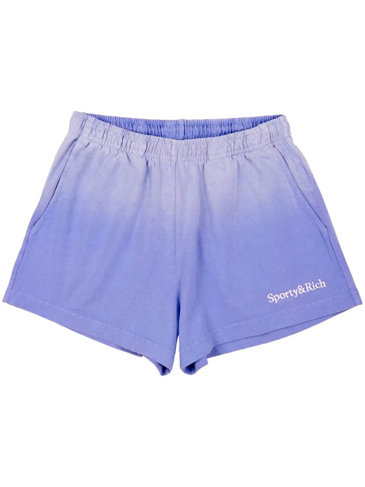 Serif Logo Disco Shorts - Dip Dye