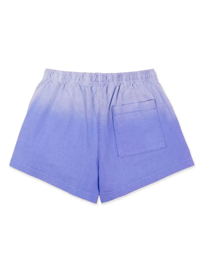 Serif Logo Disco Shorts - Dip Dye