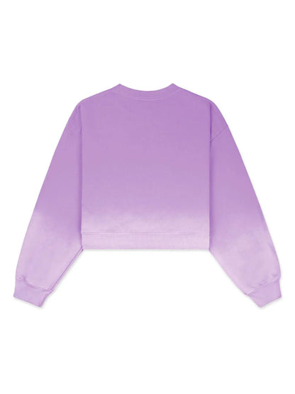 Dip Dye Logo-Embroidered Sweatshirt