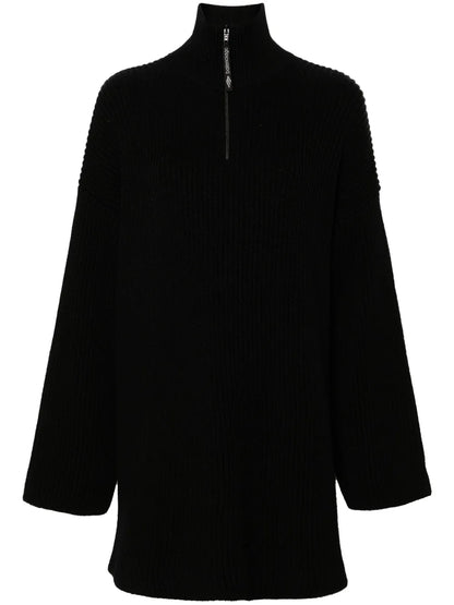 Logo-Appliqué Ribbed Jumper