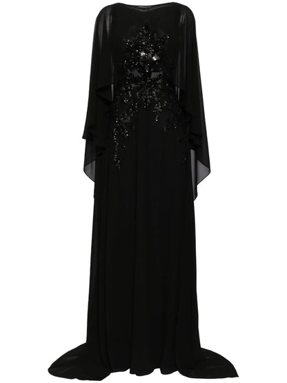 Embellished Georgette Gown