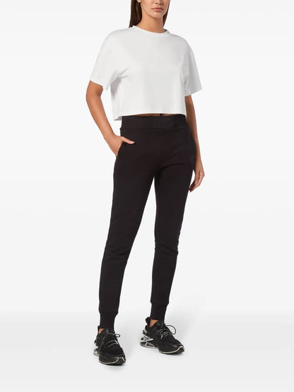 Cropped Crew-Neck T-Shirt