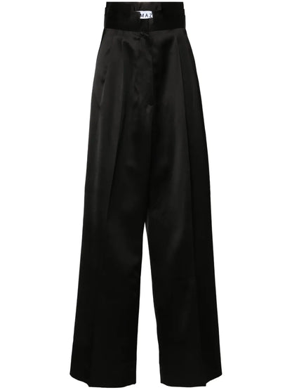 High-Waisted Tailored Trousers