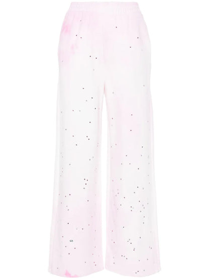 Crystal-Embellished Track Pants