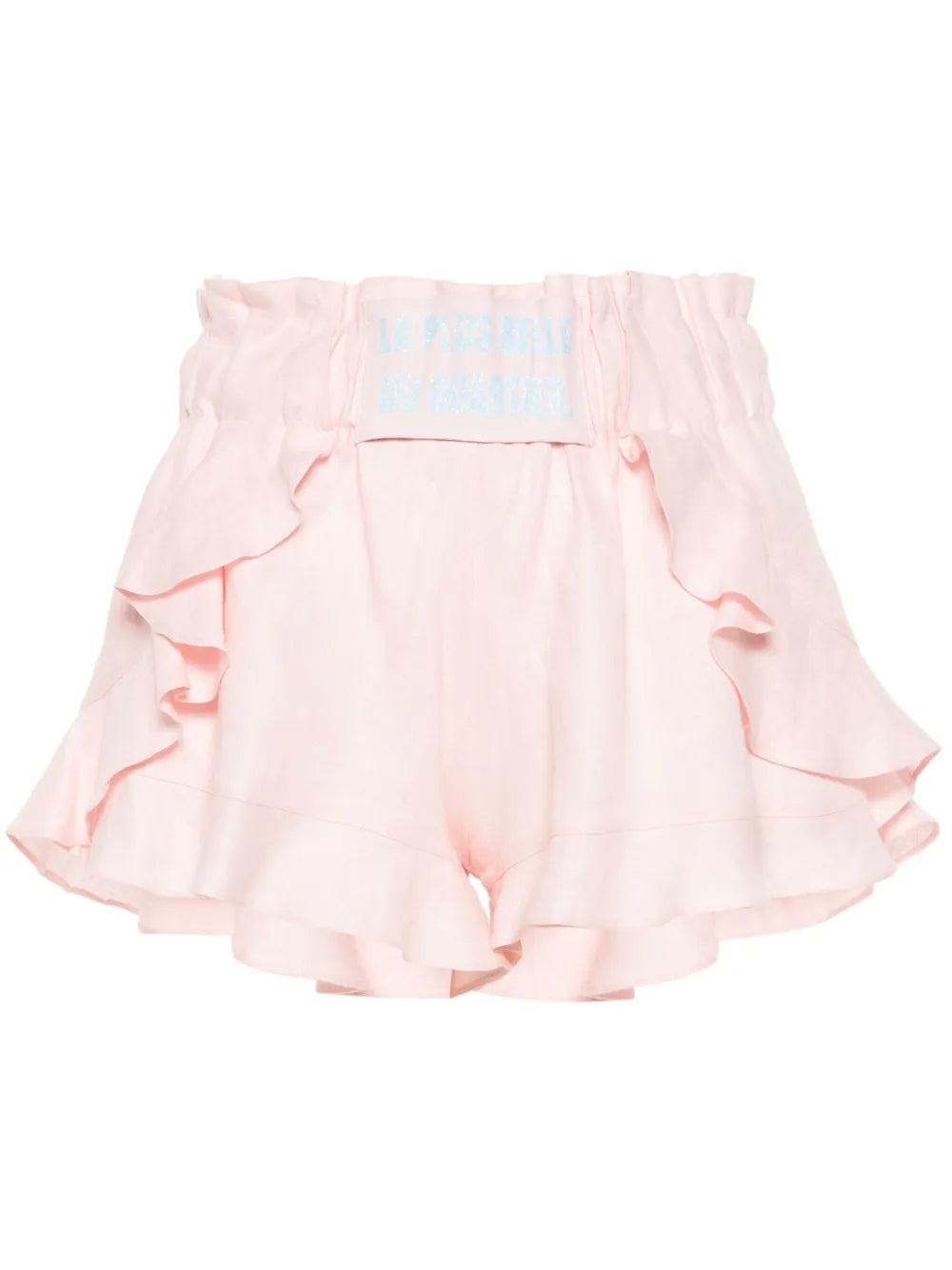Cotton Ruffled Shorts