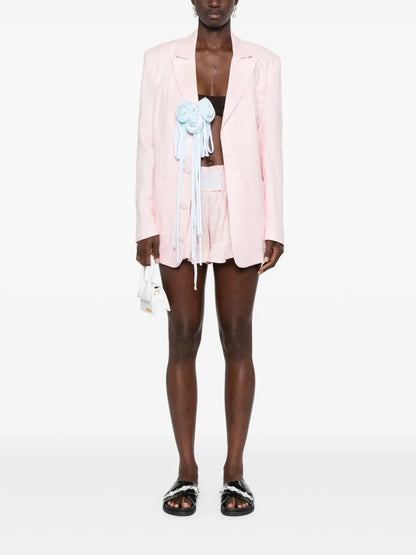 Cotton Ruffled Shorts