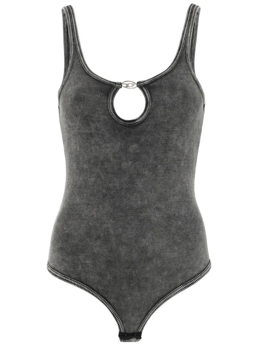 Ufby Logo-Plaque Ribbed Bodysuit