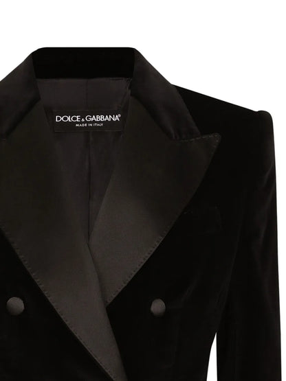 Double-Breasted Cropped Blazer