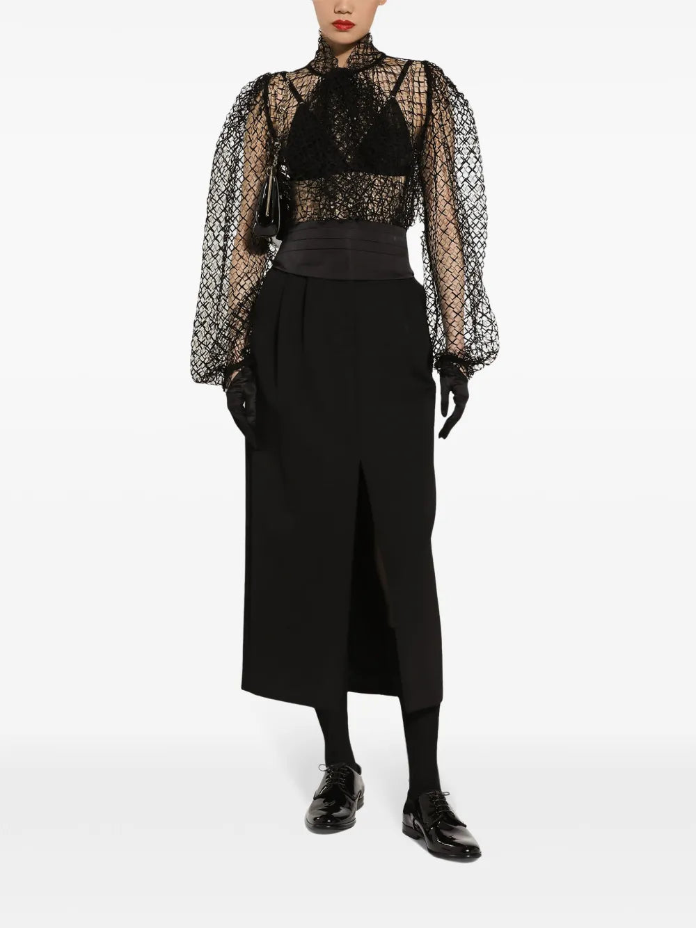 Translucent Design Blouse