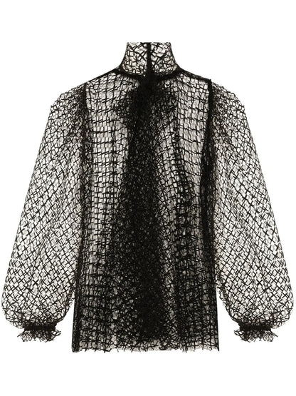 Translucent Design Blouse