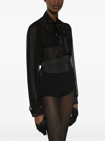 High-Waisted Tailored Shorts