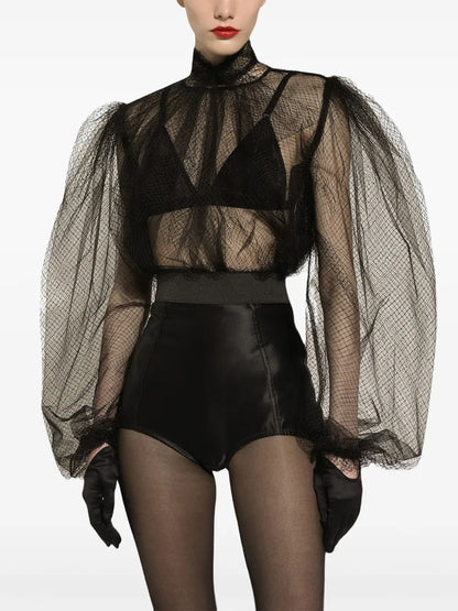 High-Waist Mini Shorts