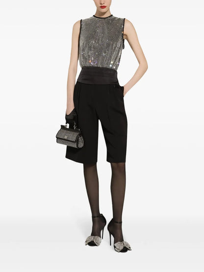 Tailored Gabardine Shorts
