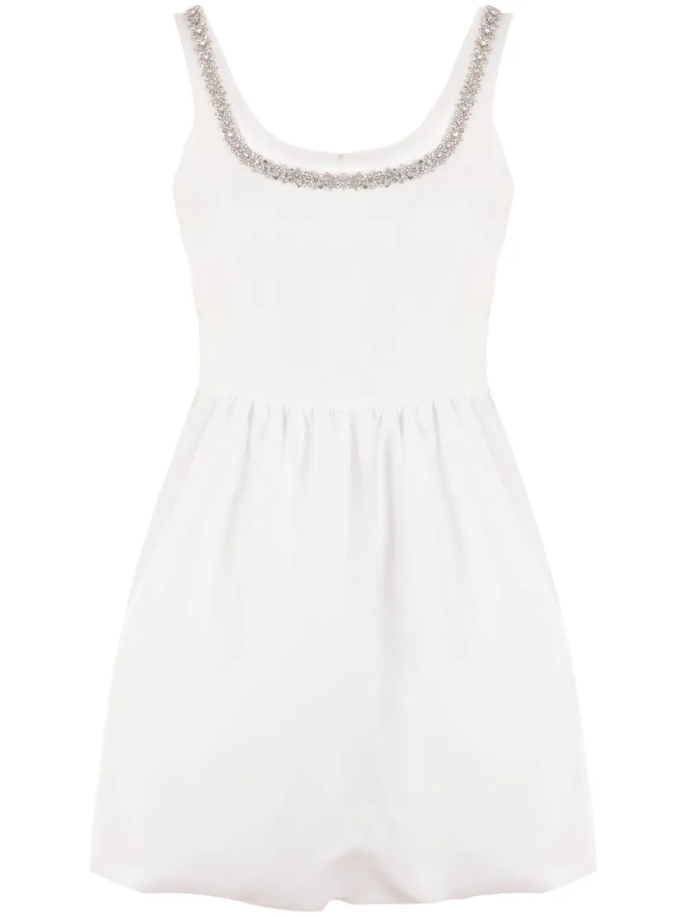 Taffeta Flared Mini Dress