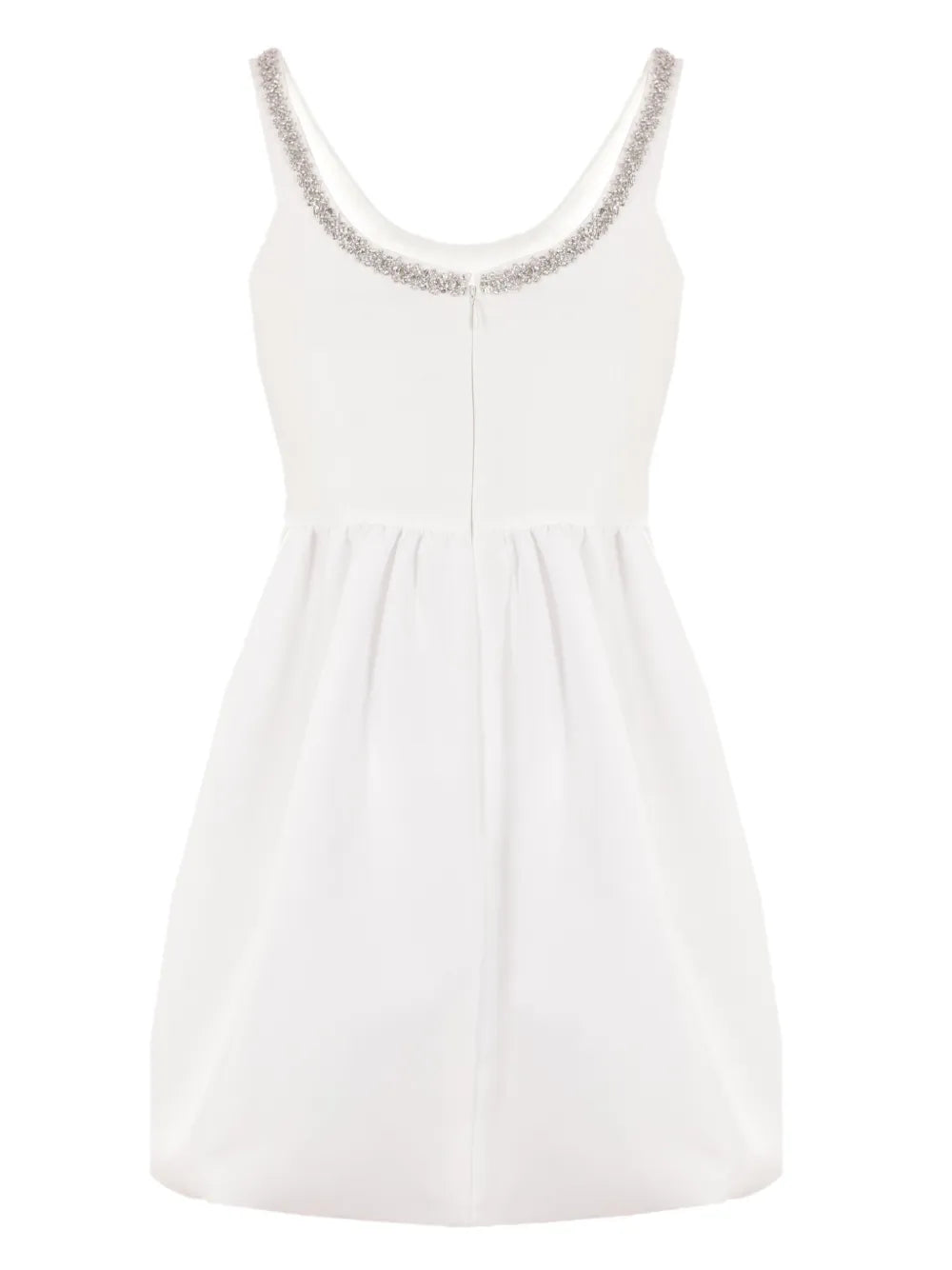 Taffeta Flared Mini Dress