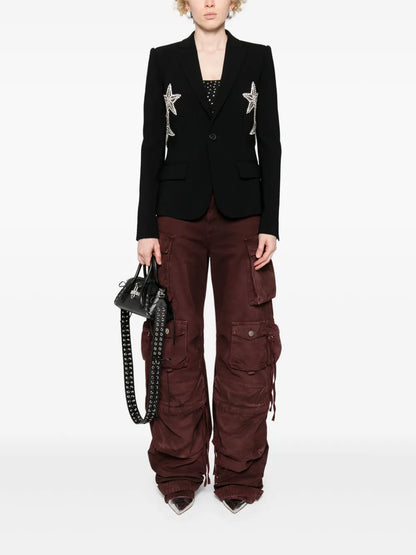 Gem-Stars Single-Breasted Blazer