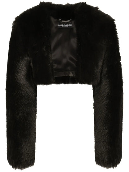 Fur Cropped Jacket
