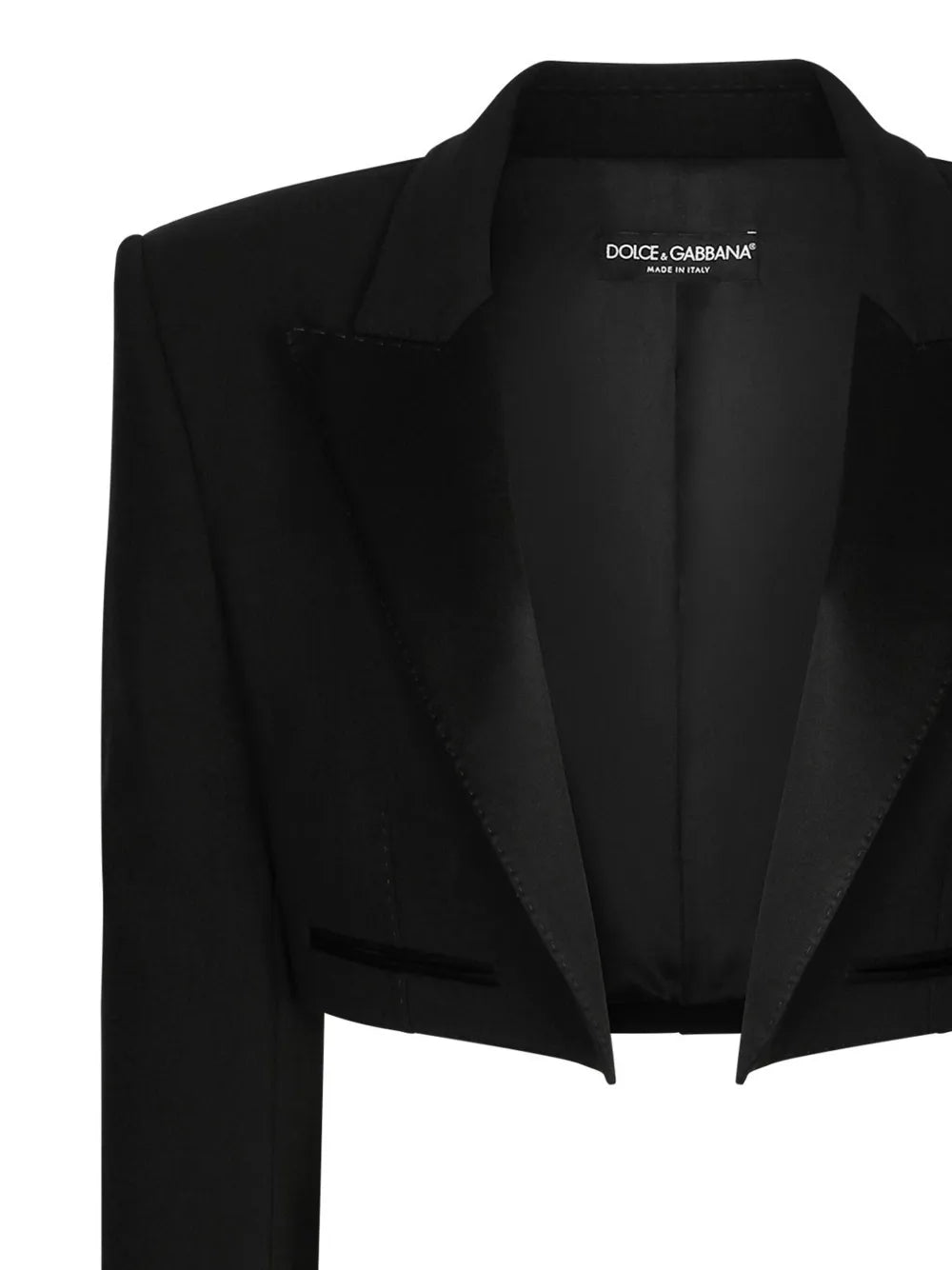 Double-Breasted Cropped Jacket