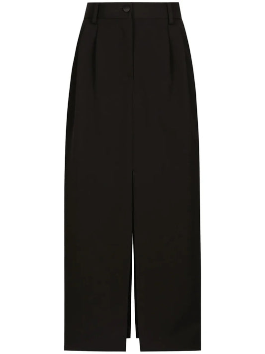 High-Waisted Straight Skirt