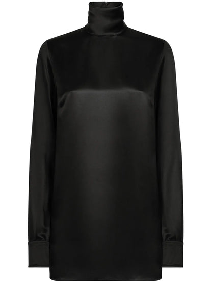 High-Neck Blouse