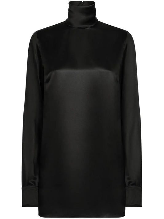 High-Neck Blouse