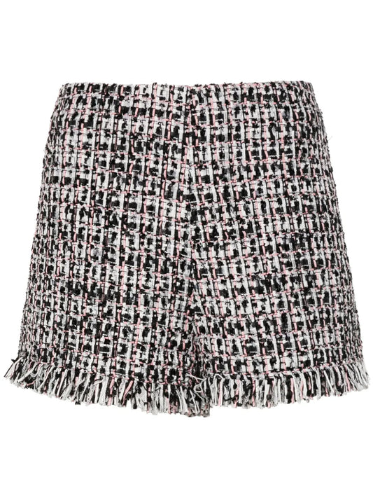 Tweed Fringed Shorts