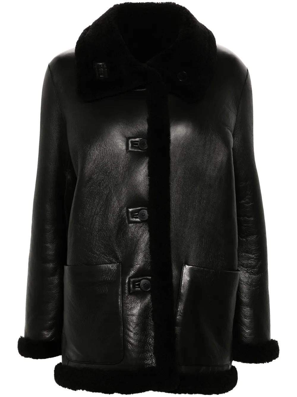 Reversible Leather Coat