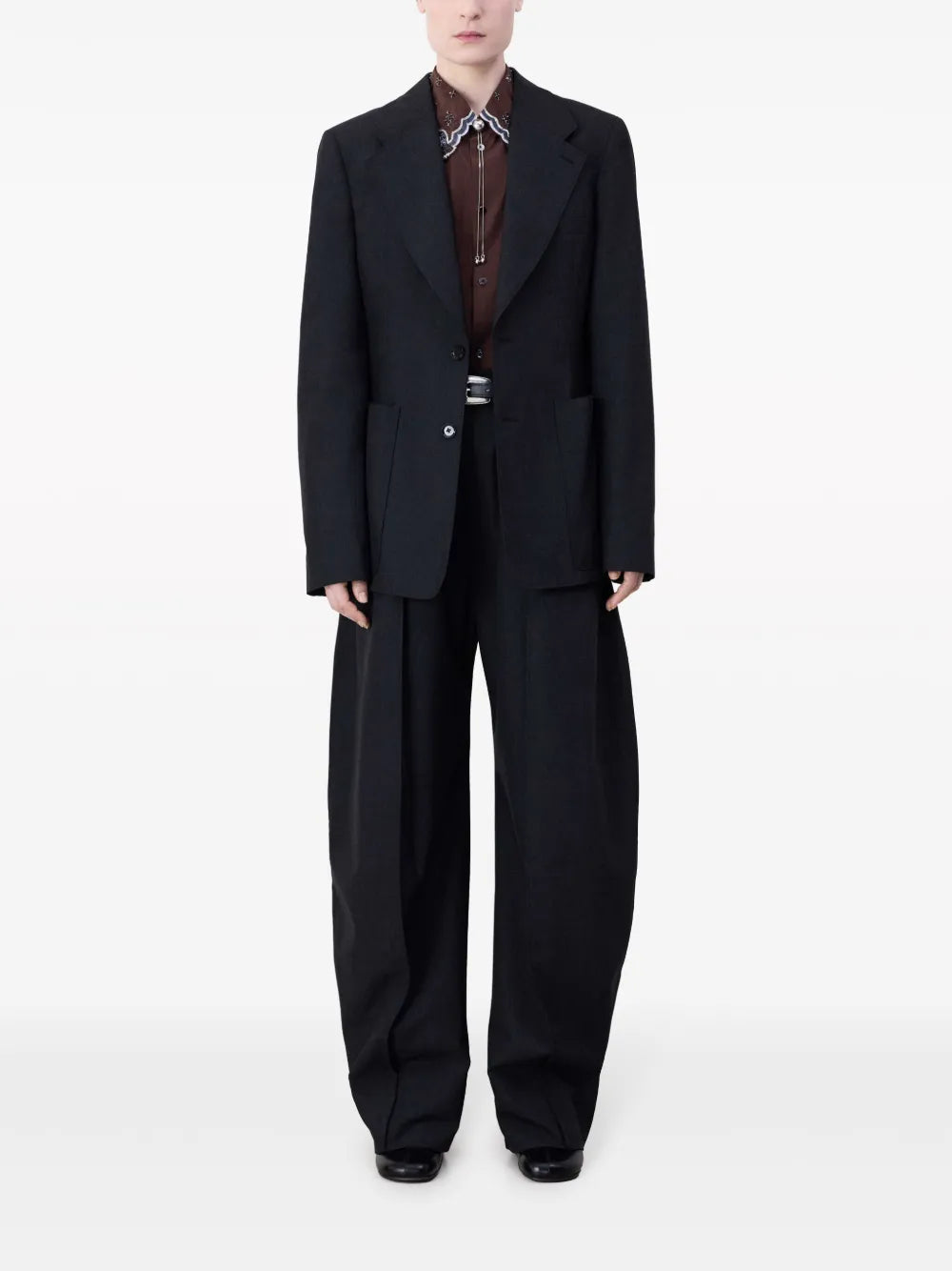 Single-Breasted Tailored Blazer