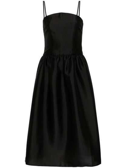 Taffeta Midi Dress