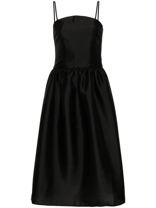 Taffeta Midi Dress