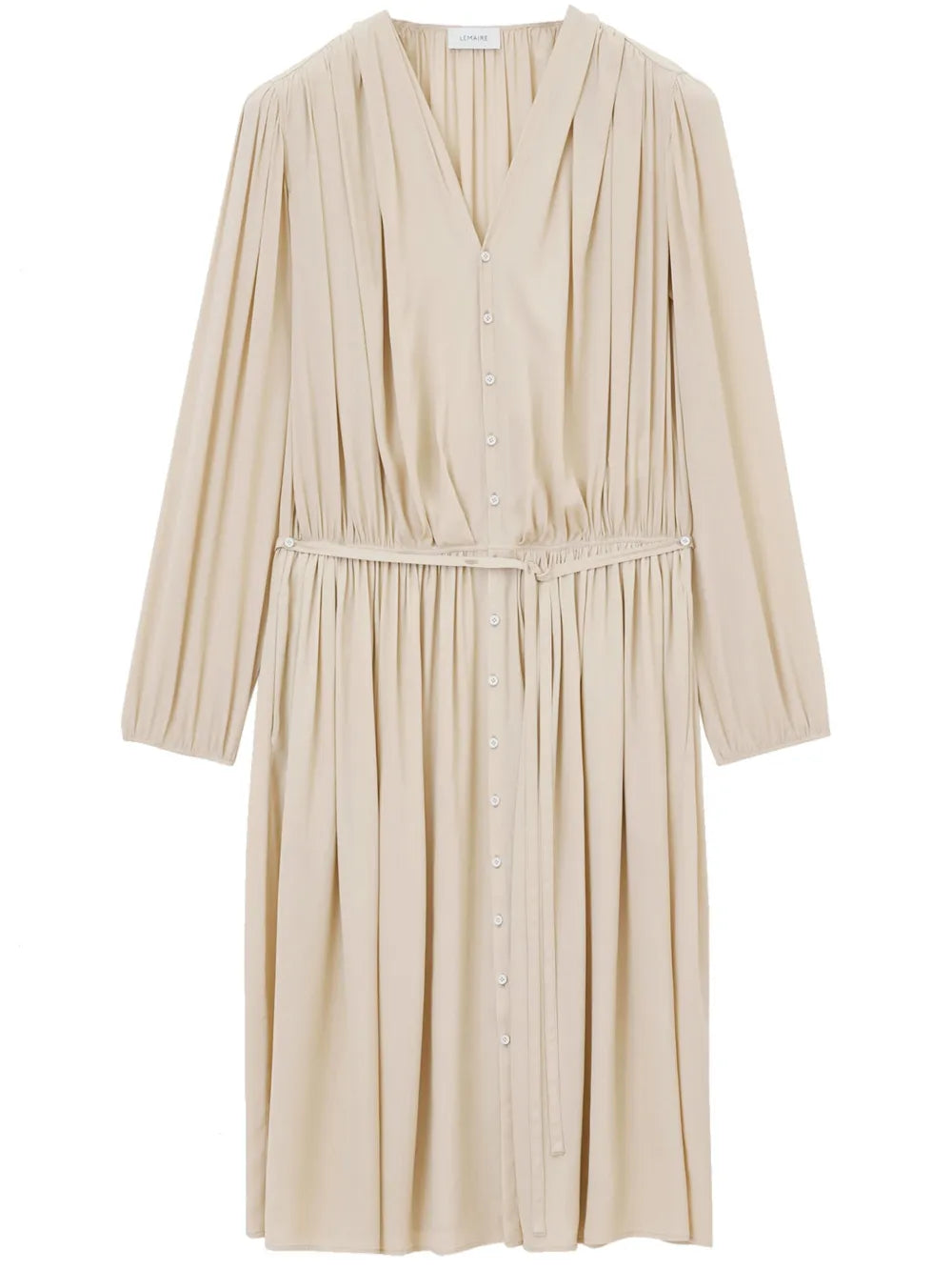 Fully-Pleated Midi Dress