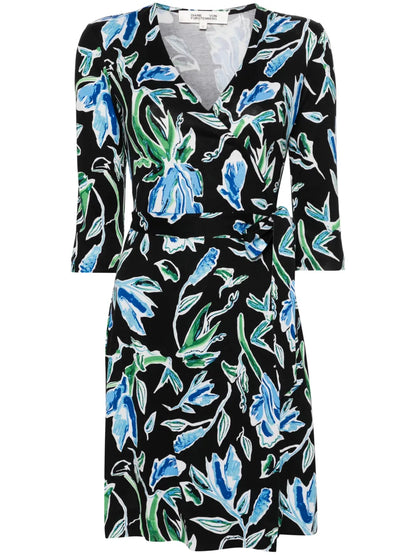 Julian Silk Wrap Dress