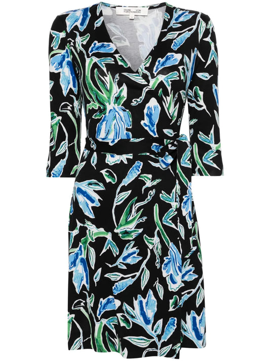 Julian Silk Wrap Dress