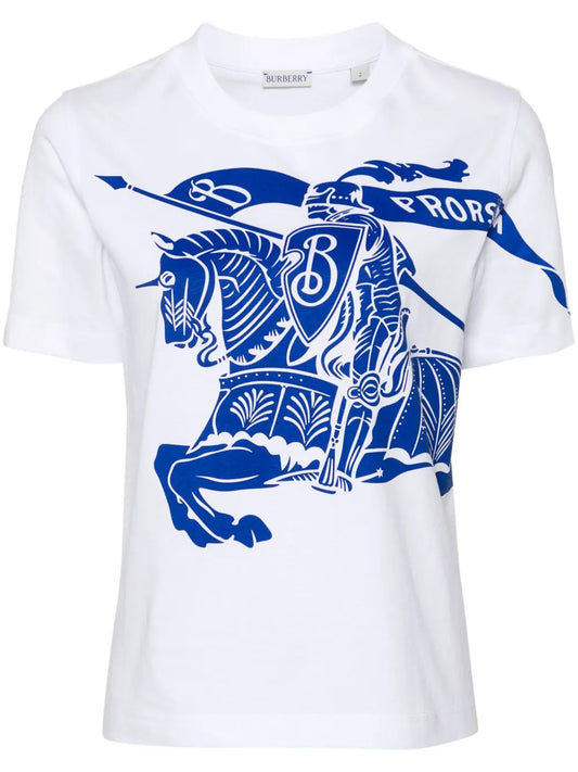 Equestrian Knight-Print T-Shirt